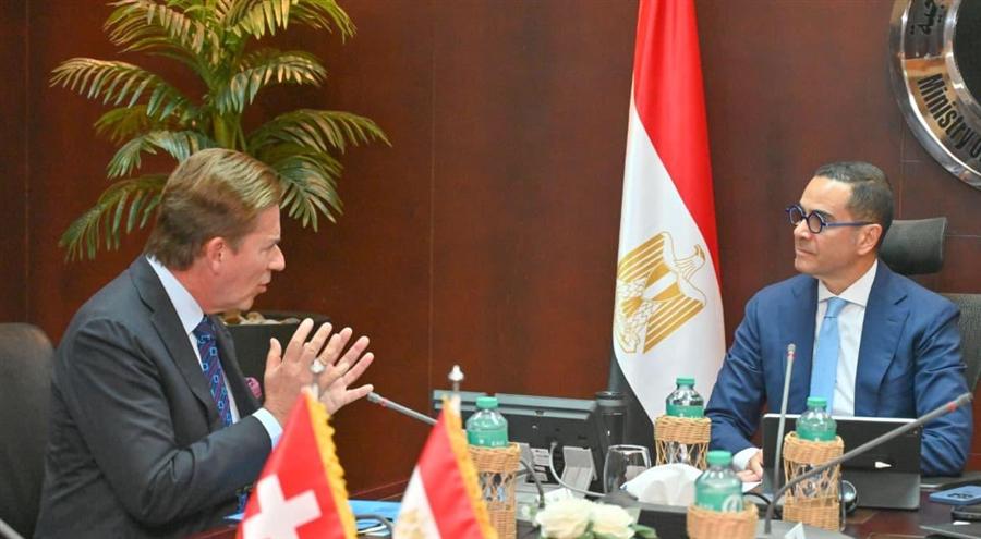 Egypt, Switzerland discuss boosting trade, investment ties ahead of economic forum
